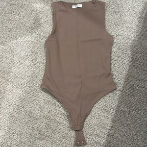 Babaton Women's Brown Bodysuit small brand new